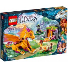 Конструктор LEGO Elves Лавовая пещера дракона огня (41175)